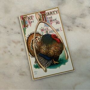 Vintage Thanksgiving Turkey Postcard